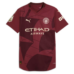 Erling Haaland Manchester City 2024/25 Third Player Jersey Burgundy | Puma Online