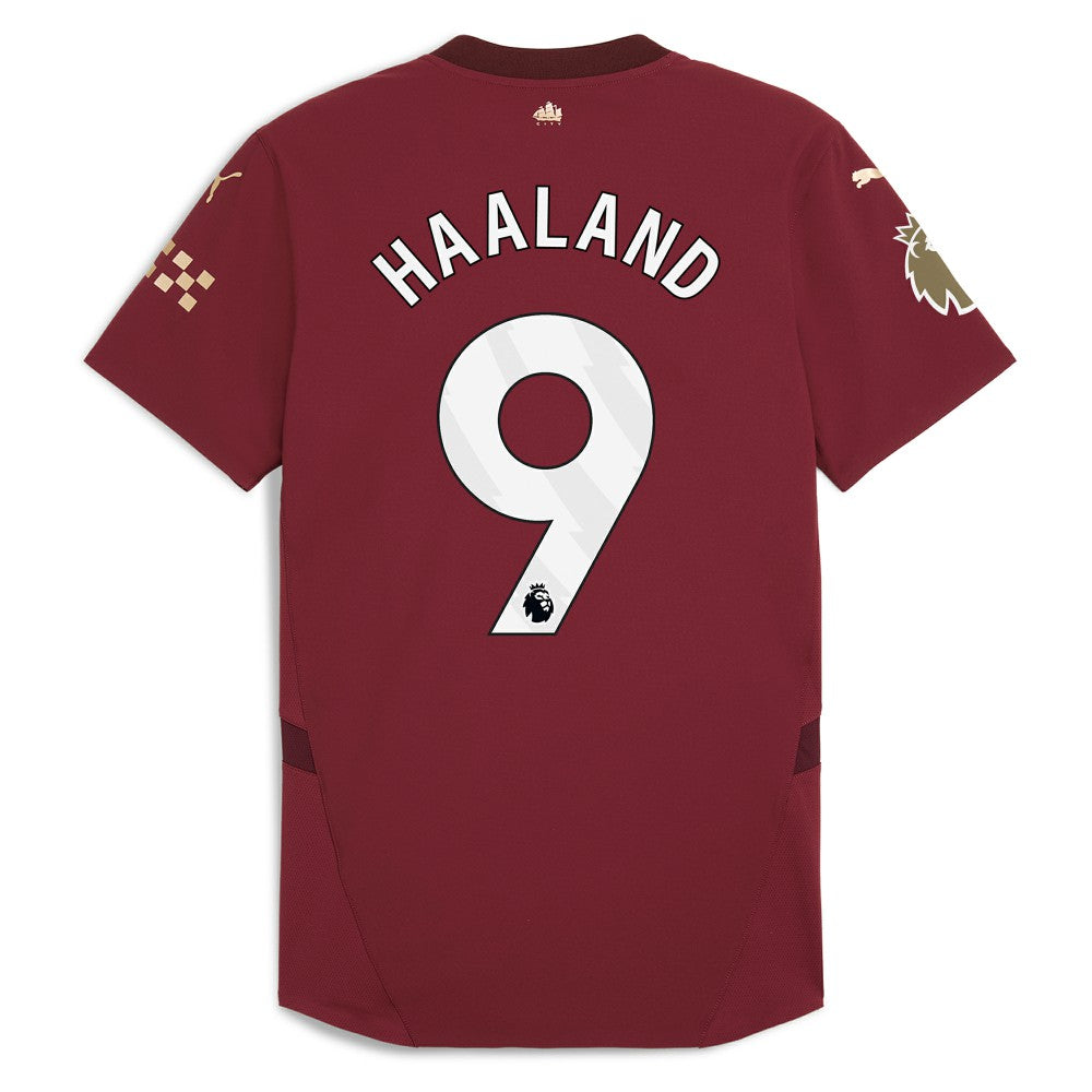 Erling Haaland Manchester City 2024/25 Third Player Jersey Burgundy | Puma Online