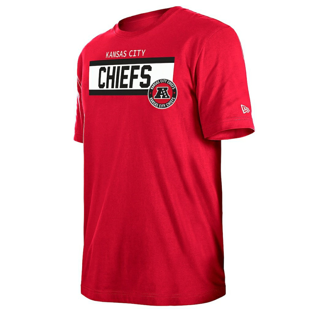 Kansas City Chiefs New Era 3rd Down High Density Print T-Shirt Red | NFL