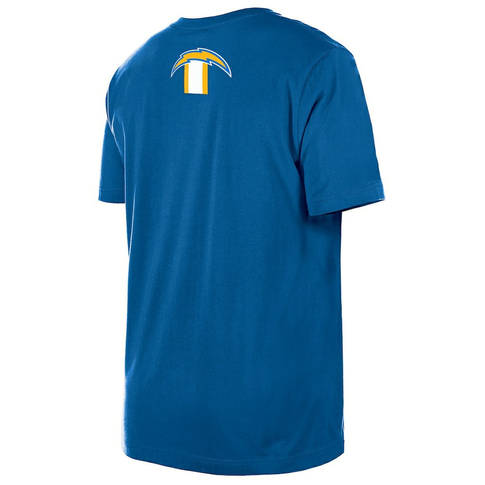 Los Angeles Chargers New Era 3rd Down High Density Print T-Shirt Blue | NFL