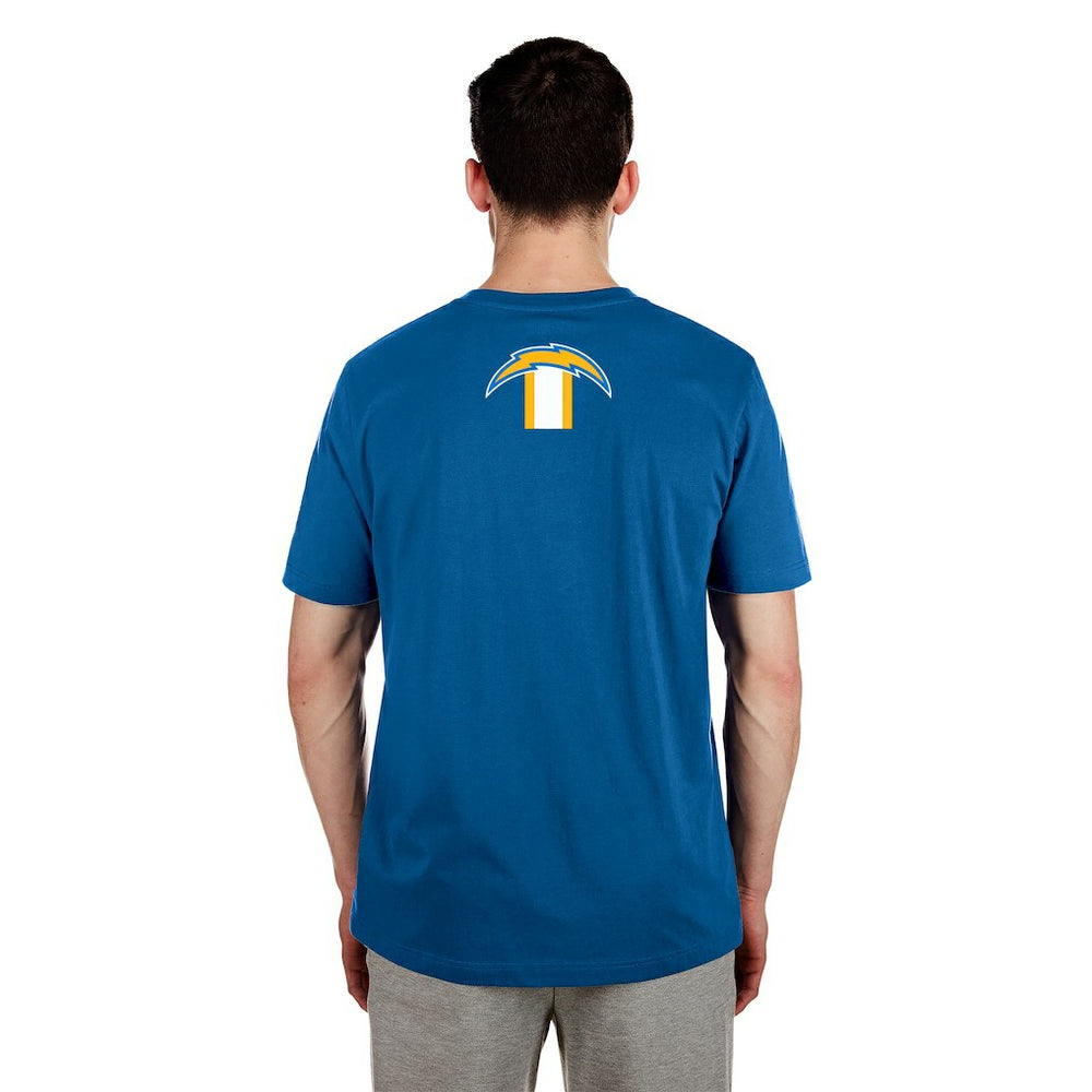 Los Angeles Chargers New Era 3rd Down High Density Print T-Shirt Blue | NFL