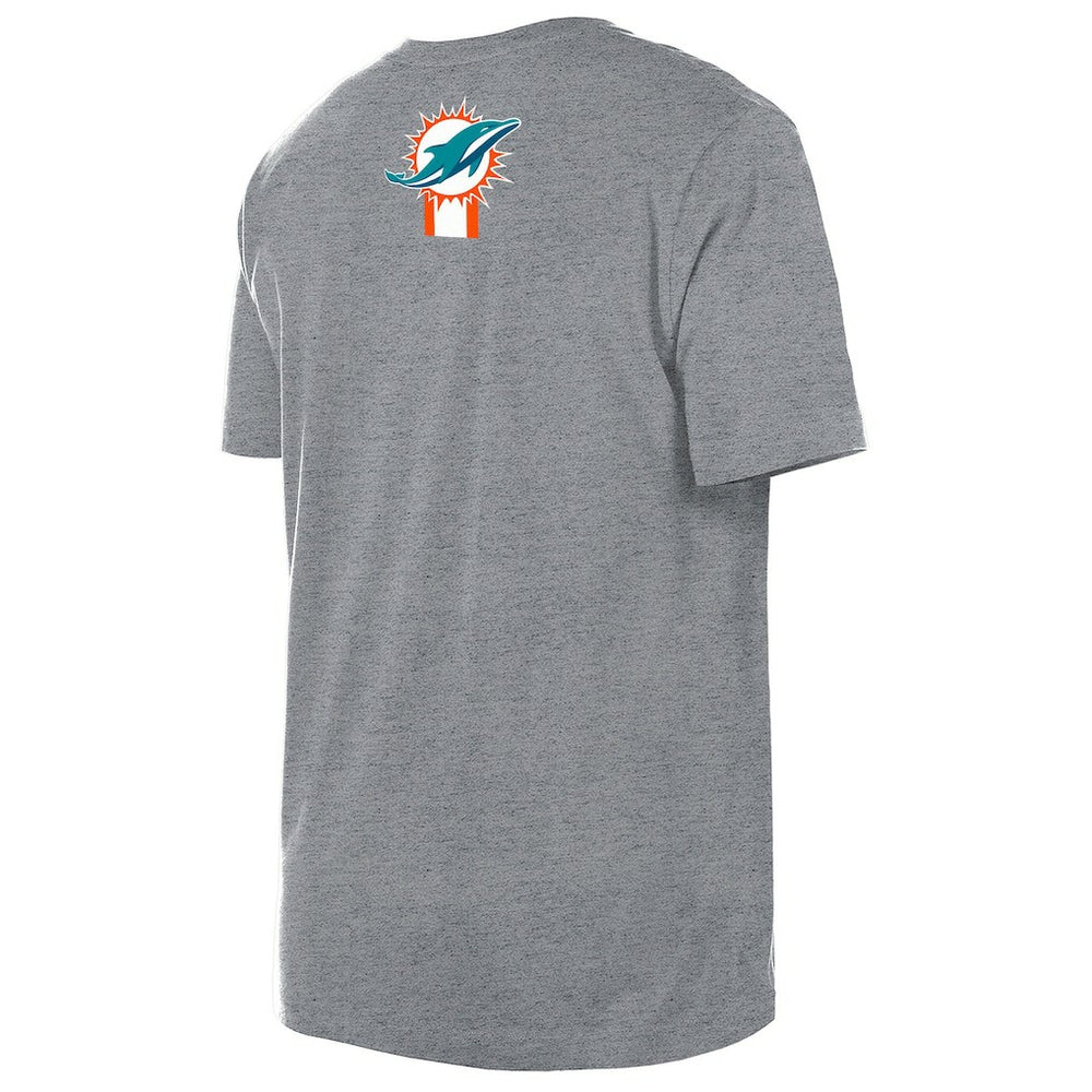 Miami Dolphins New Era 3rd Down High Density Print T-Shirt Gray | NFL