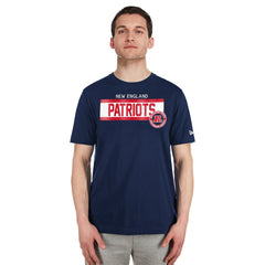 New England Patriots New Era 3rd Down High Density Print T-Shirt Navy | NFL