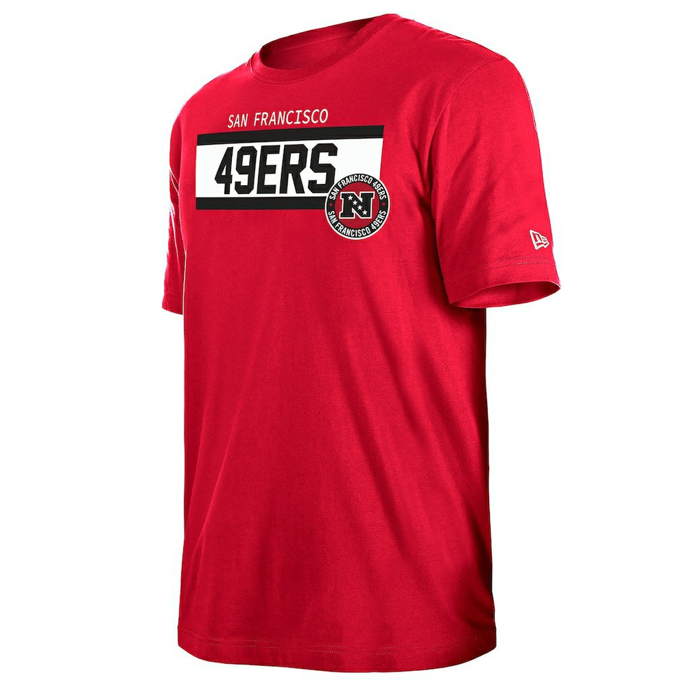 San Francisco 49ers New Era 3rd Down High Density Print T-Shirt Scarlet | NFL