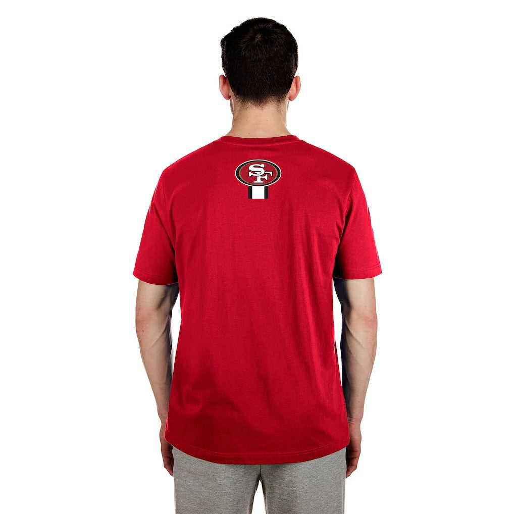 San Francisco 49ers New Era 3rd Down High Density Print T-Shirt Scarlet | NFL