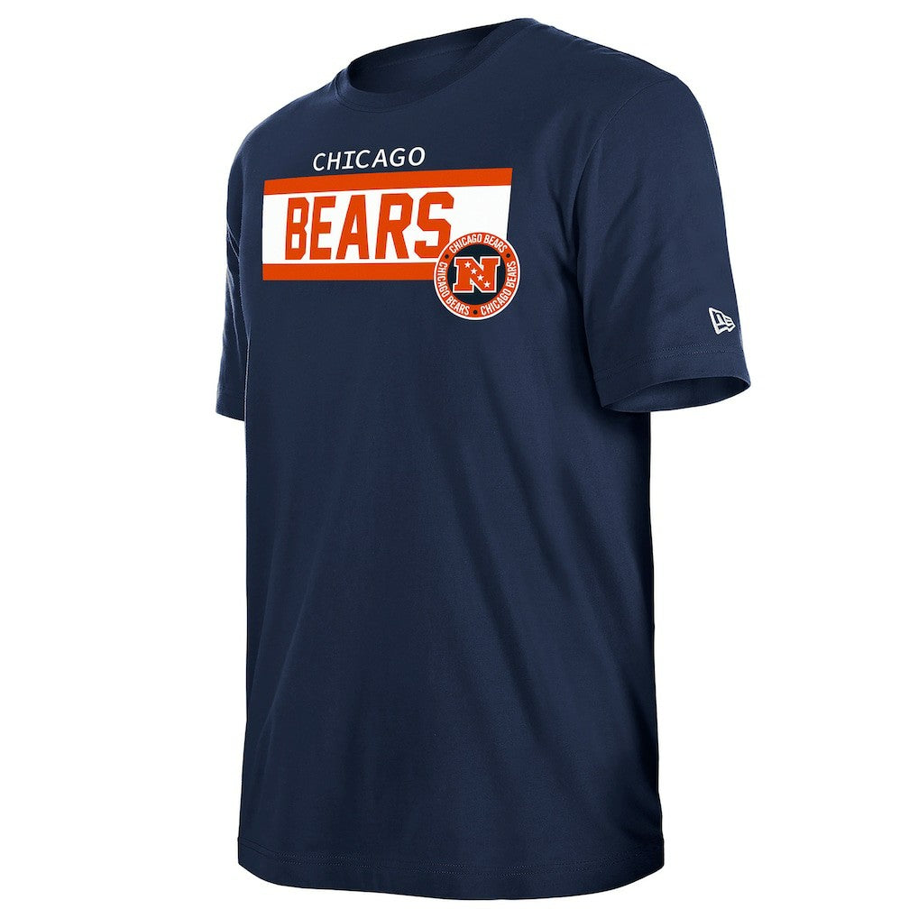 Chicago Bears New Era 3rd Down High Density Print T-Shirt Navy | NFL