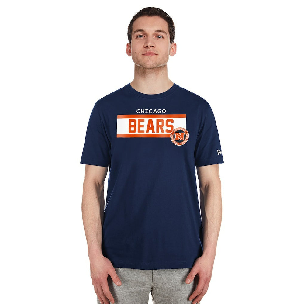 Chicago Bears New Era 3rd Down High Density Print T-Shirt Navy | NFL