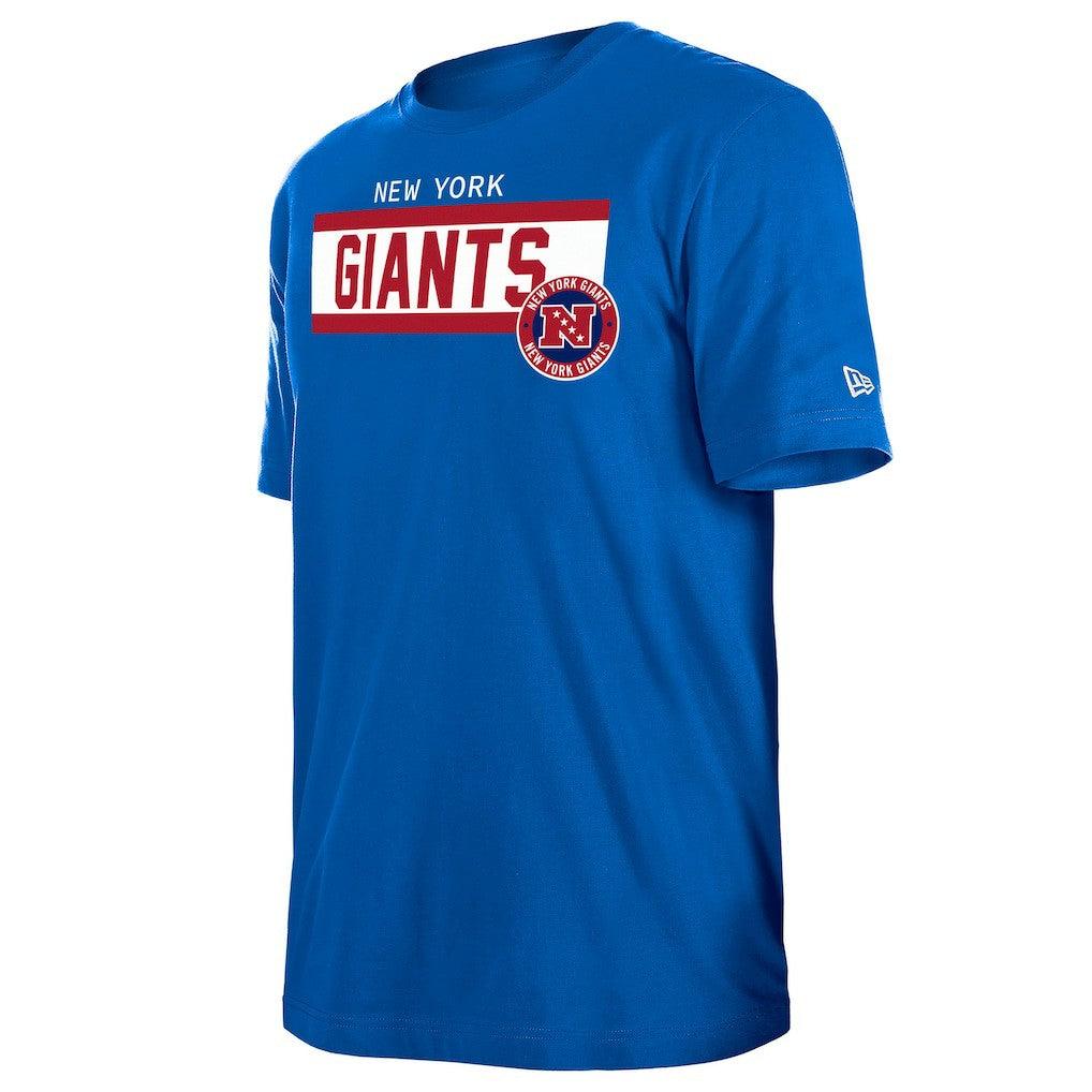 New York Giants New Era 3rd Down High Density Print T-Shirt Blue | NFL