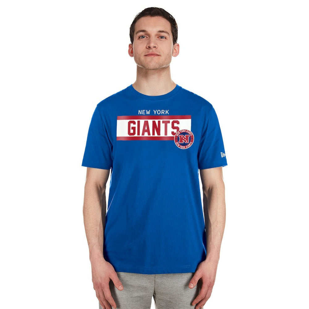 New York Giants New Era 3rd Down High Density Print T-Shirt Blue | NFL