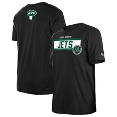 New York Jets New Era 3rd Down High Density Print T-Shirt Black | NFL