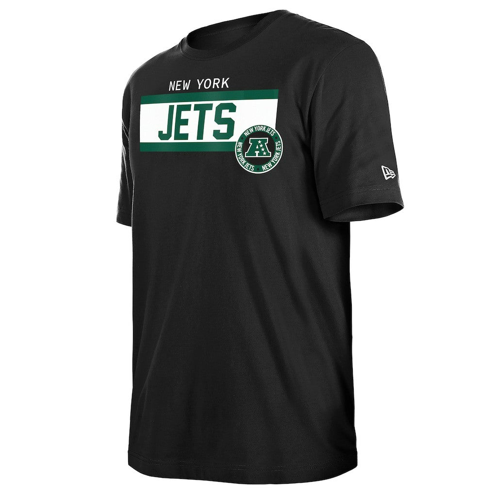New York Jets New Era 3rd Down High Density Print T-Shirt Black | NFL