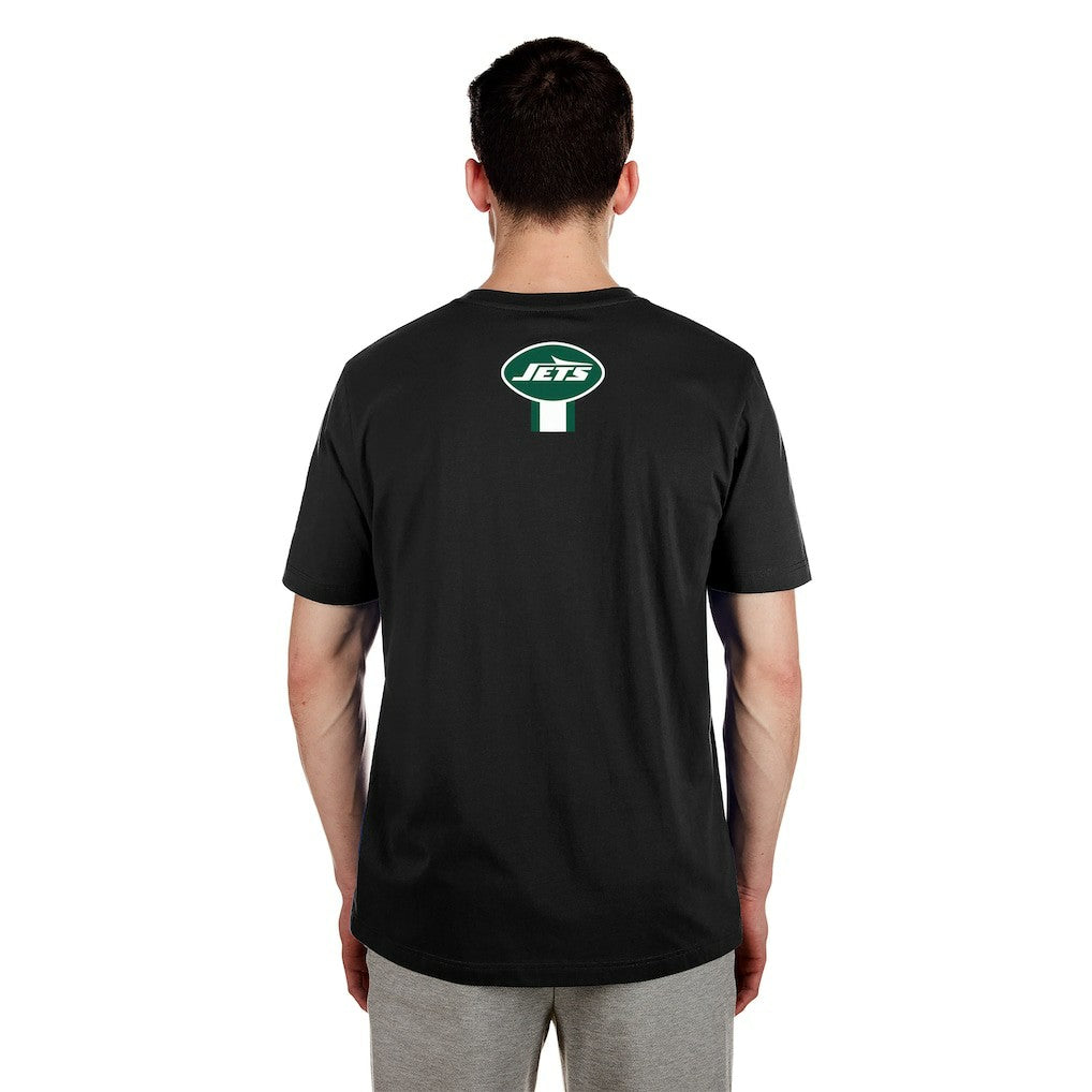 New York Jets New Era 3rd Down High Density Print T-Shirt Black | NFL