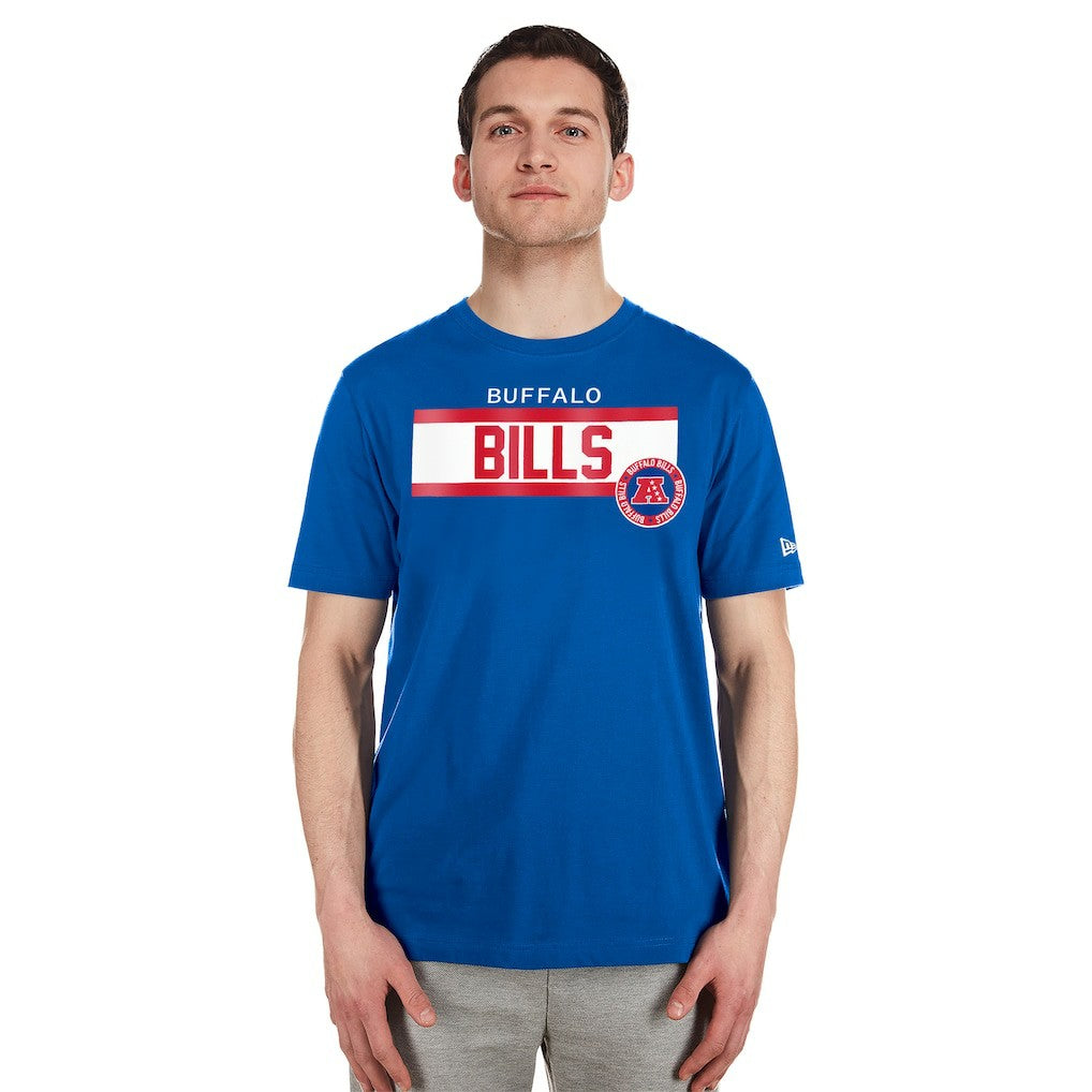 Buffalo Bills New Era 3rd Down High Density Print T-Shirt Blue | NFL