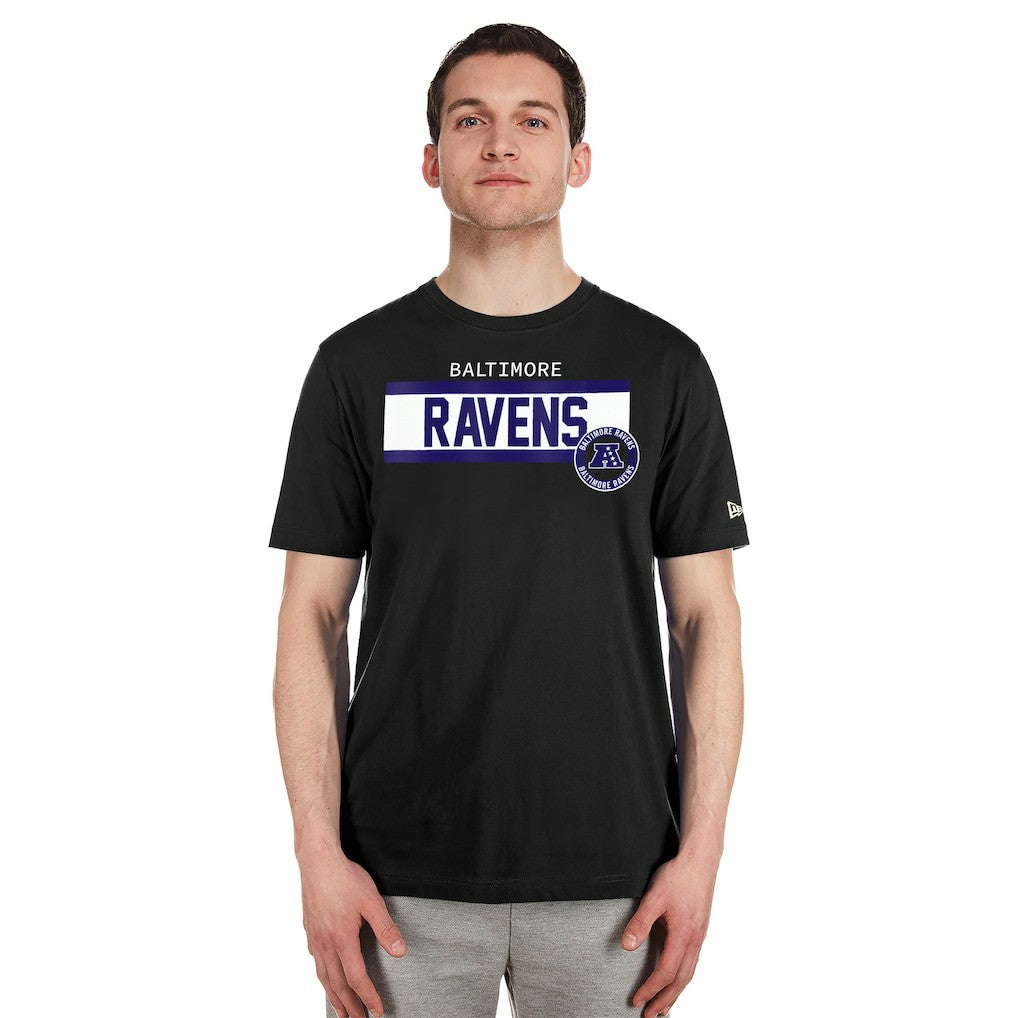 Baltimore Ravens New Era 3rd Down High Density Print T-Shirt Black | NFL
