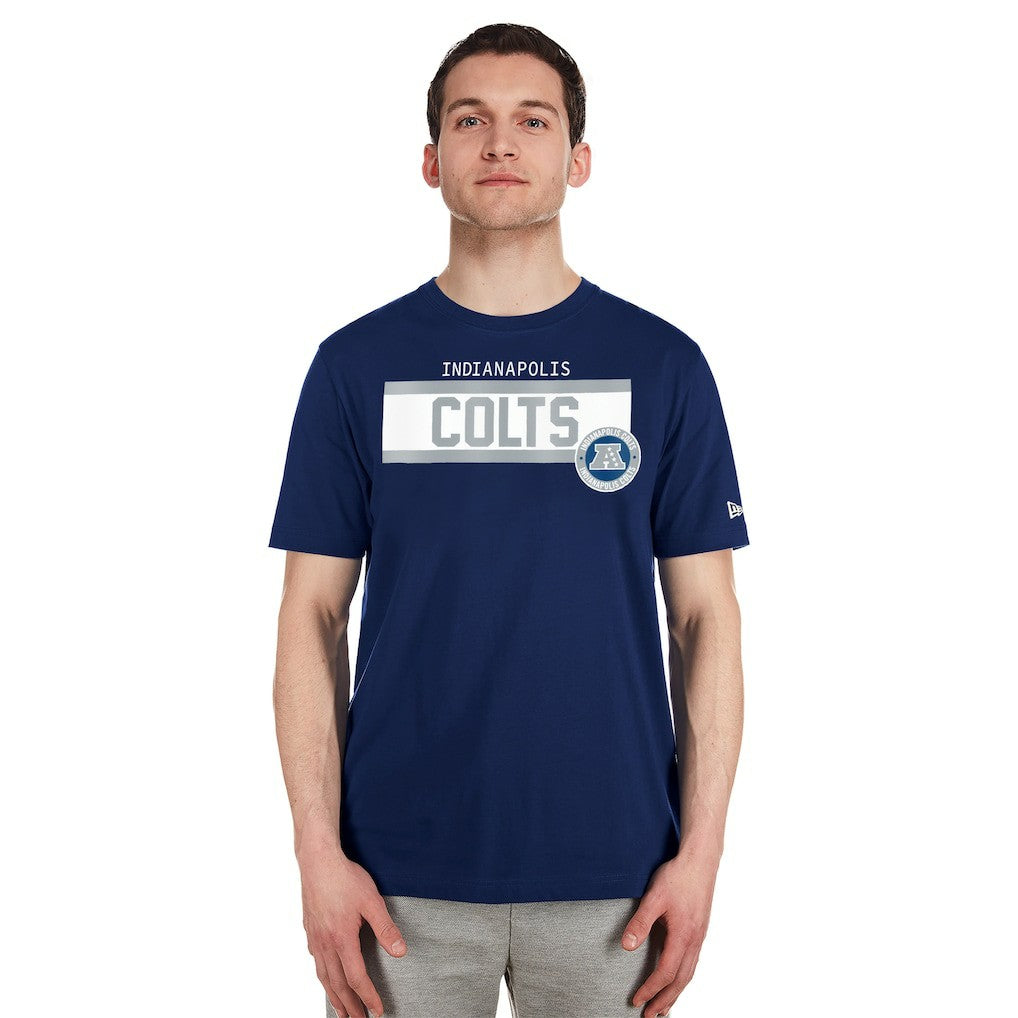 Indianapolis Colts New Era 3rd Down High Density Print T-Shirt Navy | NFL