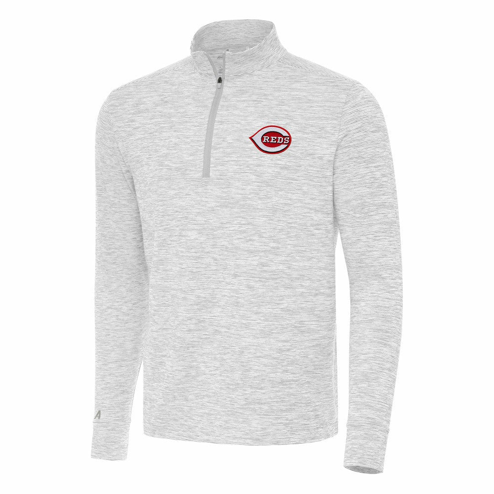 Cincinnati Reds Antigua Cause Quarter-Zip Top - MLB