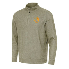 San Diego Padres Antigua Subtle Quarter-Zip Sweatshirt - MLB