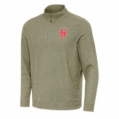 New York Mets Antigua Subtle Quarter-Zip Sweatshirt - MLB