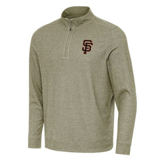 San Francisco Giants Antigua Subtle Quarter-Zip Sweatshirt - MLB