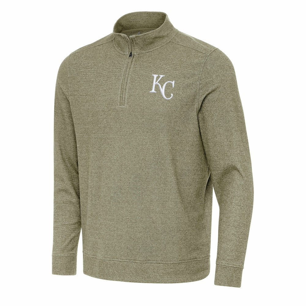 Kansas City Royals Antigua Subtle Quarter-Zip Sweatshirt - MLB