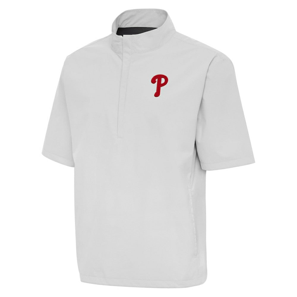 Philadelphia Phillies Antigua Brisk Quarter-Zip Wind Shirt - MLB