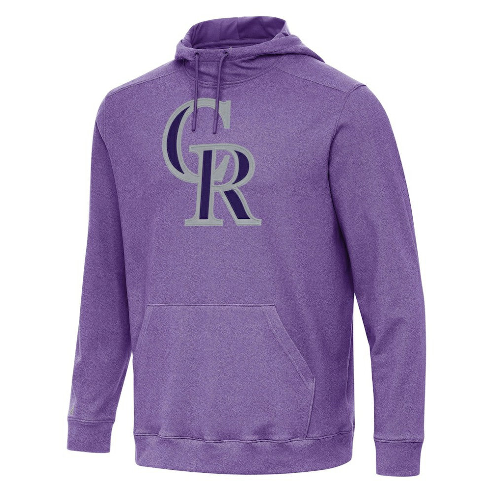 Colorado Rockies Antigua Cloud Pullover Hoodie - MLB