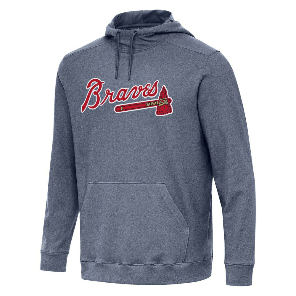 Atlanta Braves Antigua Cloud Pullover Hoodie - MLB