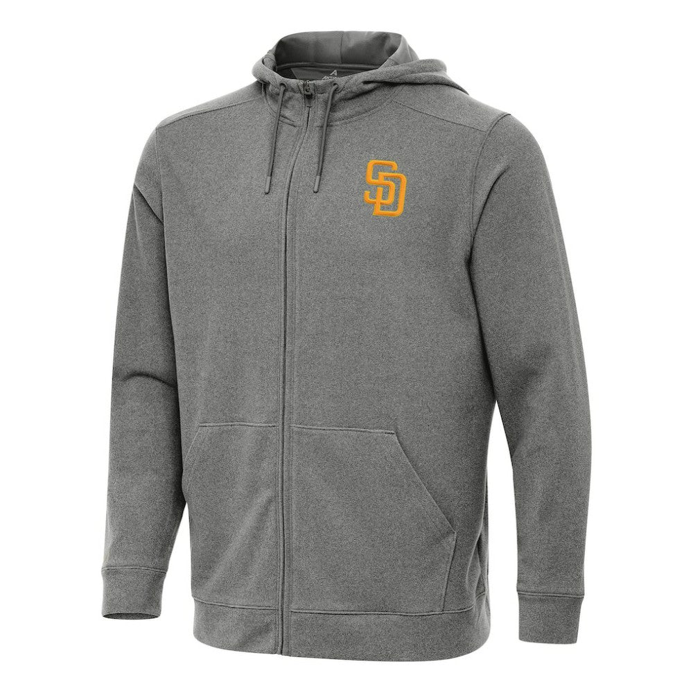 San Diego Padres Antigua Effortless Full-Zip Hooded Jacket - MLB