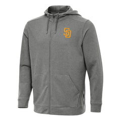 San Diego Padres Antigua Effortless Full-Zip Hooded Jacket - MLB