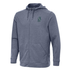 Seattle Mariners Antigua Effortless Full-Zip Hooded Jacket - MLB