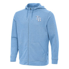 Tampa Bay Rays Antigua Effortless Full-Zip Hooded Jacket - MLB