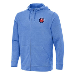 Chicago Cubs Antigua Effortless Full-Zip Hooded Jacket - MLB