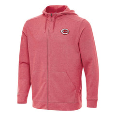 Cincinnati Reds Antigua Effortless Full-Zip Hooded Jacket - MLB