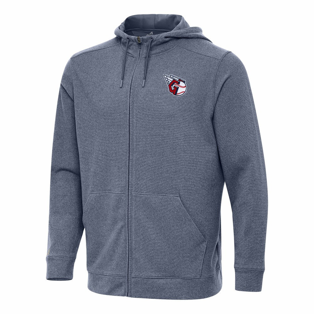 Cleveland Guardians Antigua Effortless Full-Zip Hooded Jacket - MLB