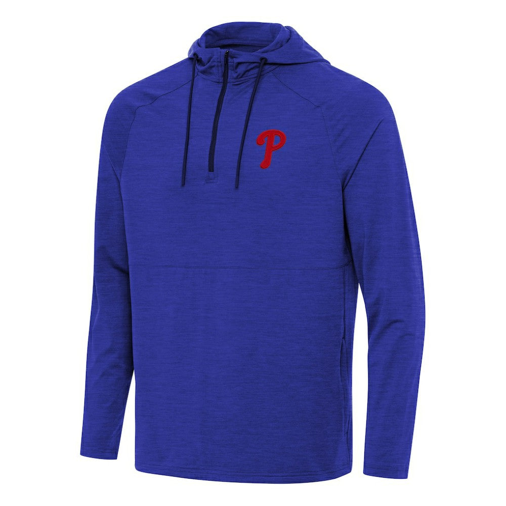 Philadelphia Phillies Antigua Spikes Quarter-Zip Pullover Hoodie - MLB