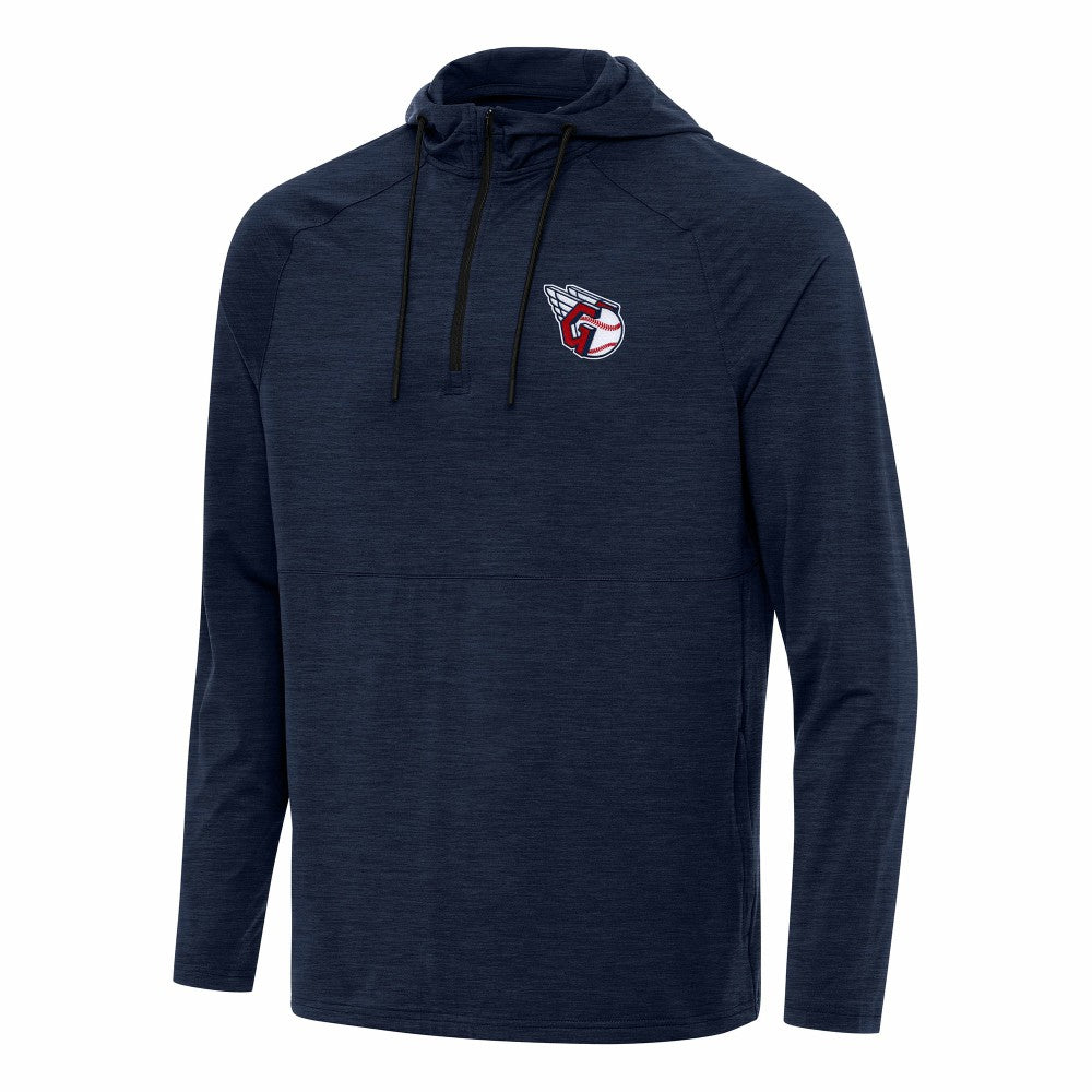Cleveland Guardians Antigua Spikes Quarter-Zip Pullover Hoodie - MLB