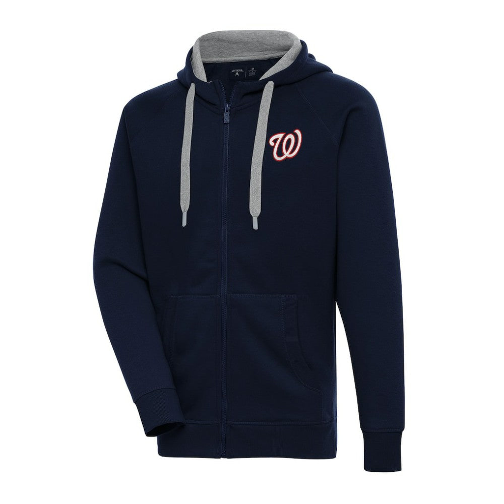 Washington Nationals Antigua Big & Tall Victory Full-Zip Hoodie Jacket - MLB