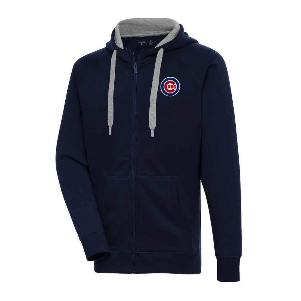 Chicago Cubs Antigua Big & Tall Victory Full-Zip Hoodie Jacket - MLB