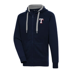 Texas Rangers Antigua Big & Tall Victory Full-Zip Hoodie Jacket - MLB