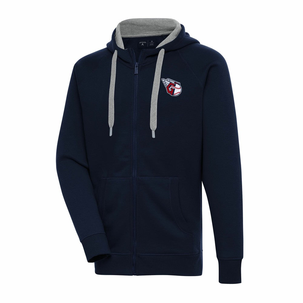 Cleveland Guardians Antigua Big & Tall Victory Full-Zip Hoodie Jacket - MLB