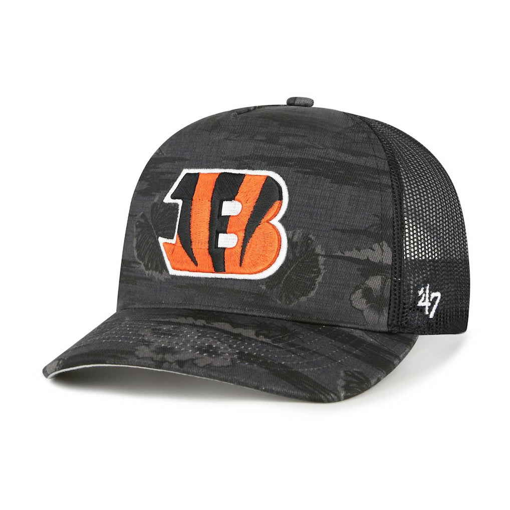 Cincinnati Bengals '47 Fiji Trucker Adjustable Hat Black | 47 brand