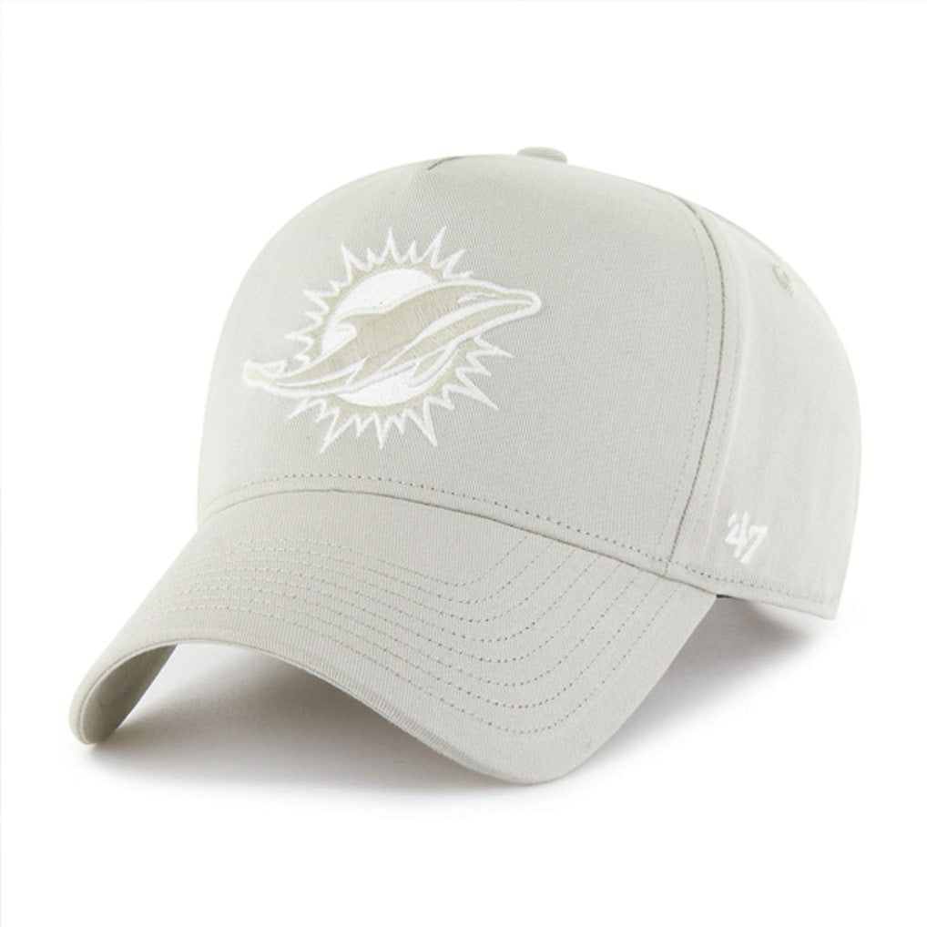 Miami Dolphins '47 Foundation Offside Adjustable Hat Cream | 47 brand