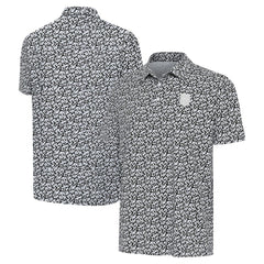 USMNT Antigua Seasons Polo Gray/Black - FIFA World CUP
