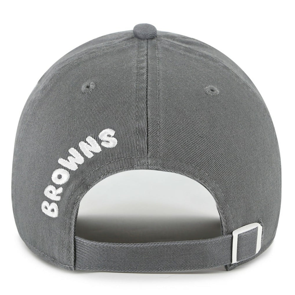 Cleveland Browns '47 Women's Bright Side Clean Up Adjustable Hat Gray | 47 brand