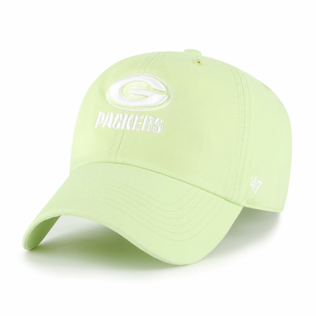 Green Bay Packers '47 Women's Bright Side Clean Up Adjustable Hat Green | 47 brand
