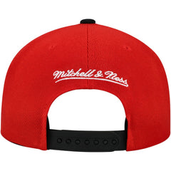 Detroit Red Wings Mitchell & Ness Underarch Two-Tone Pro Crown Snapback Hat - Red/Black - NHL