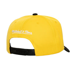Boston Bruins Mitchell & Ness Underarch Two-Tone Pro Crown Snapback Hat - Gold/Black - NHL