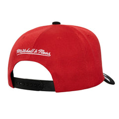 New Jersey Devils Mitchell & Ness Underarch Two-Tone Pro Crown Snapback Hat - Red/Black - NHL
