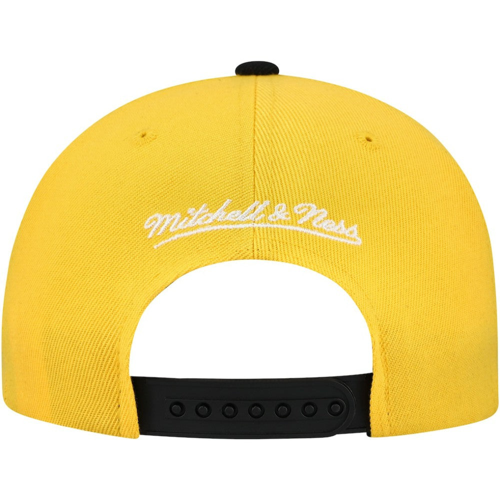 Pittsburgh Penguins Mitchell & Ness Underarch Two-Tone Pro Crown Snapback Hat - Gold/Black - NHL