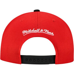 Chicago Blackhawks Mitchell & Ness Underarch Two-Tone Pro Crown Snapback Hat - Red/Black - NHL